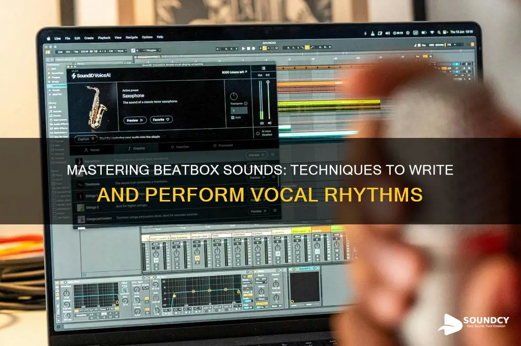 how do you write beatbox sounds