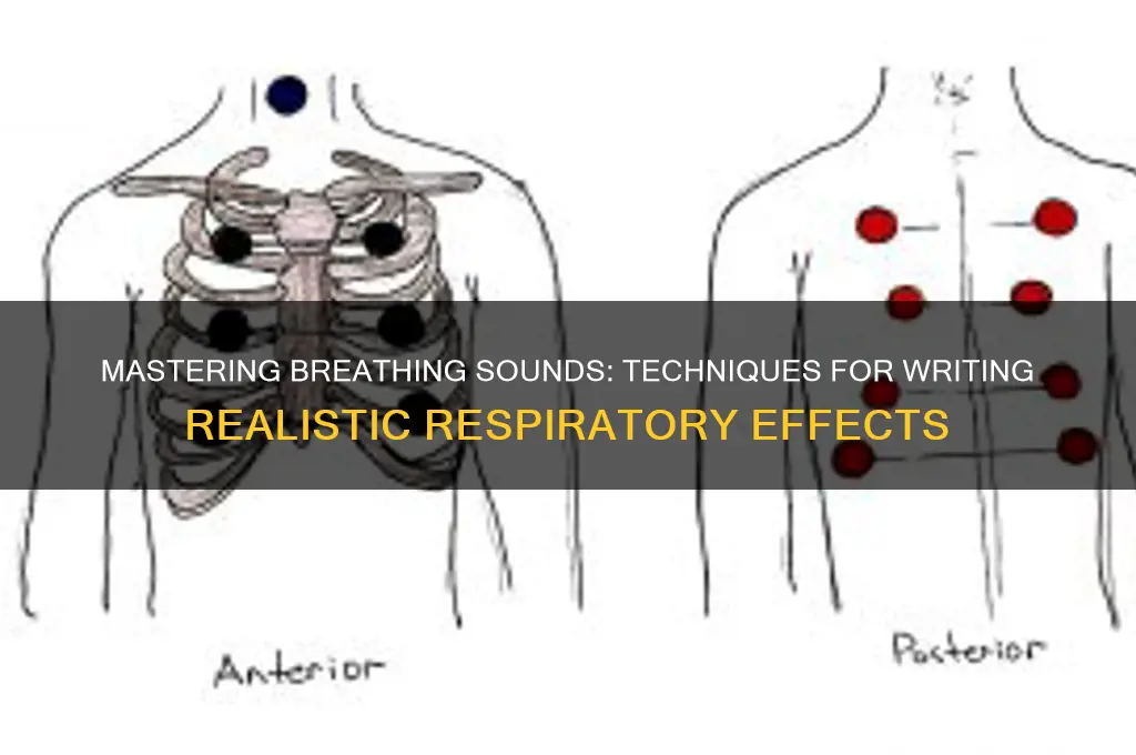 how do you write breathing sounds