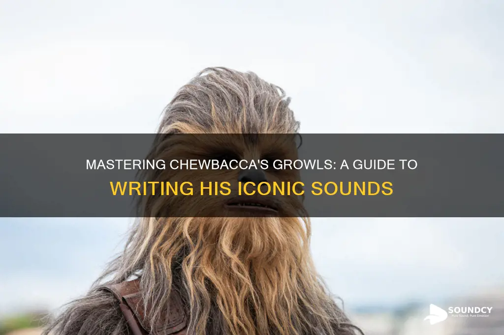 how do you write chewbacca sounds