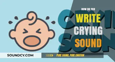 Expressing Tears on Paper: Crafting the Perfect Crying Sound in Writing