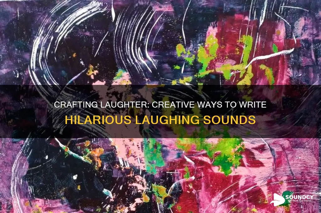 how do you write laughing sounds