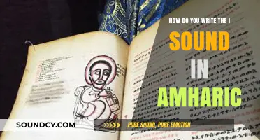 Mastering the 'I' Sound in Amharic: A Comprehensive Writing Guide