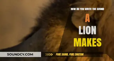 Roaring Creativity: Crafting the Written Sound of a Lion's Mighty Voice