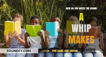 Crack! Writing the Sound of a Whip: Onomatopoeia Explained