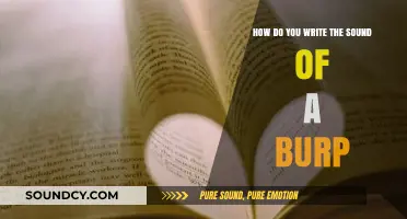 Mastering Onomatopoeia: Crafting the Perfect Burp Sound in Writing