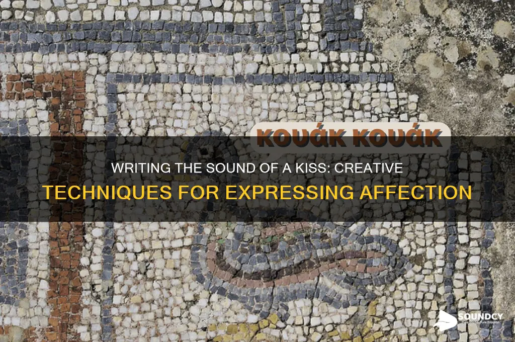 how do you write the sound of a kiss