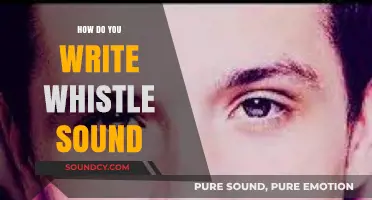 Whistle Sounds: How to Write Them