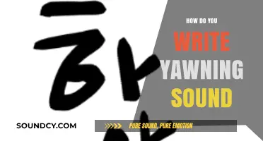 Mastering the Art of Writing Yawning Sounds in Creative Writing