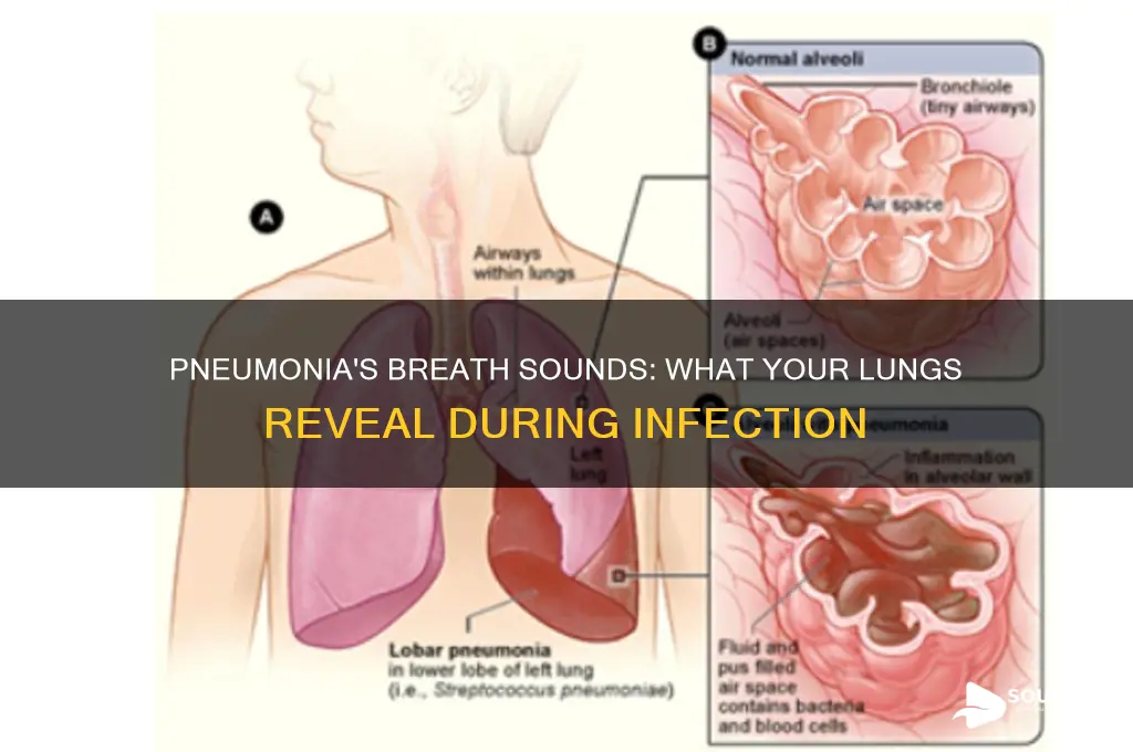 how do your lungs sound when you have pneumonia