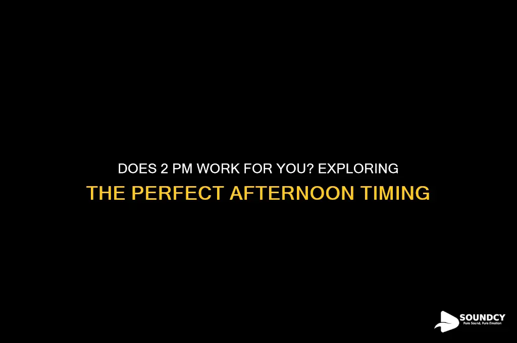 how does 2 pm sound