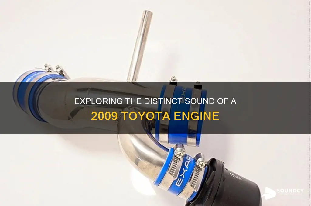 how does 2009 toyota engine sounds