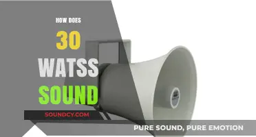 How Does 30 Watts Sound? Exploring Audio Power and Quality