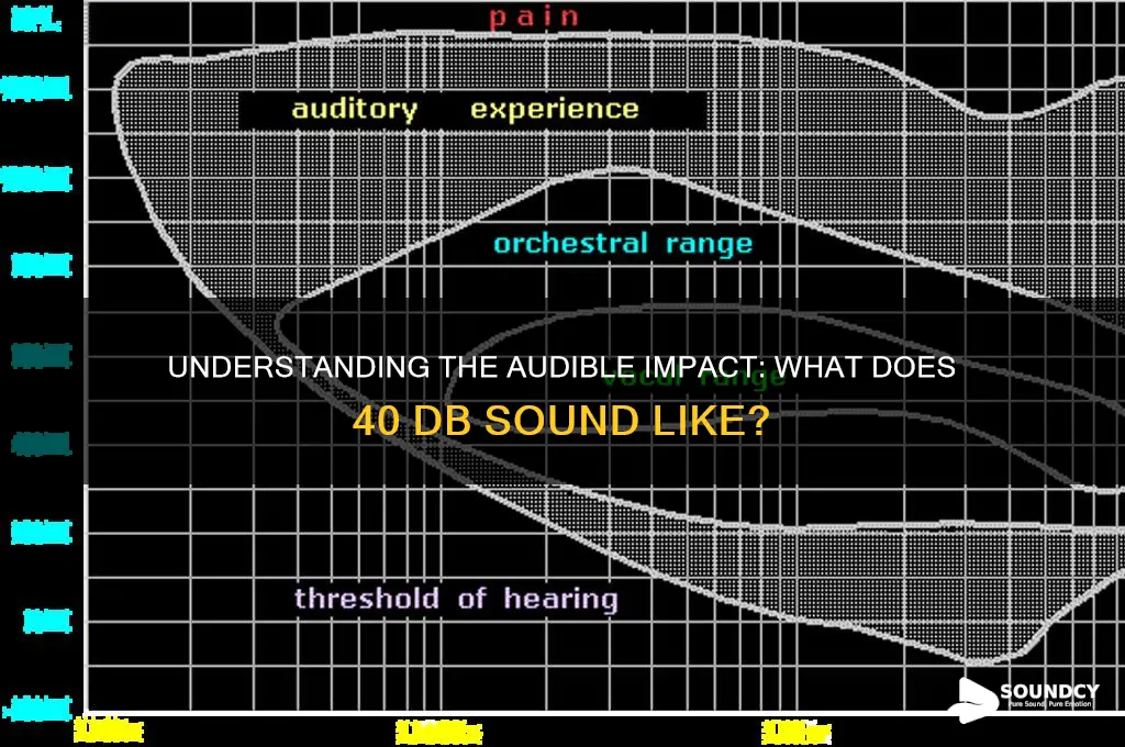 how does 40 db sound