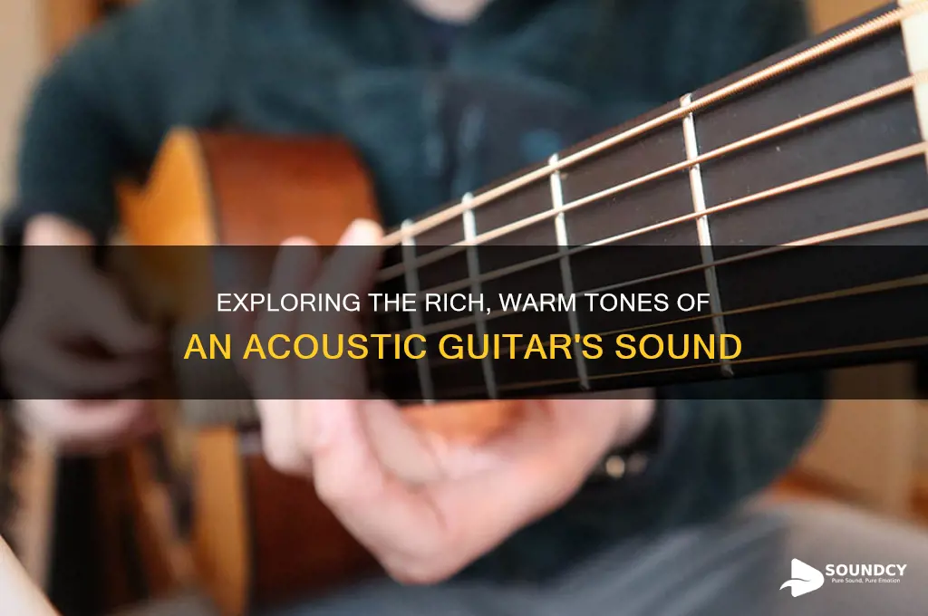 how does a acoustic guitar sound