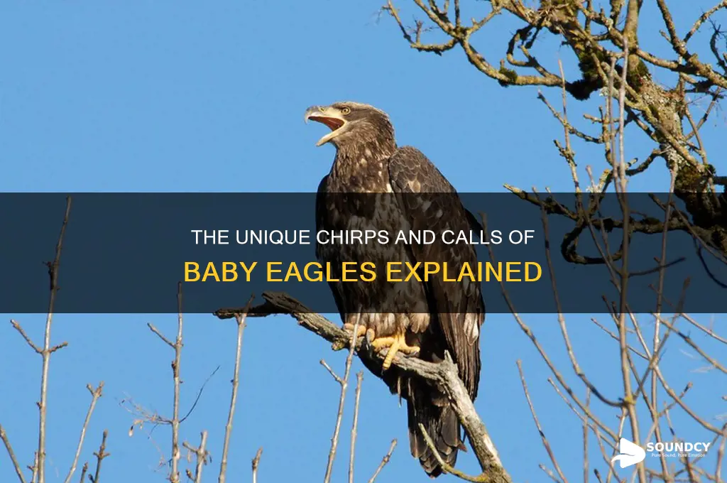 how does a baby eagle sound