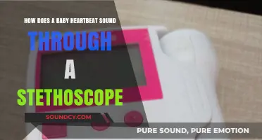 Listening to Life: The Unique Sound of a Baby's Heartbeat Through a Stethoscope
