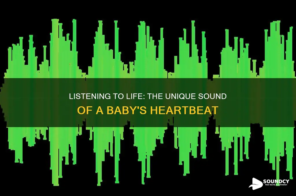 how does a baby heartbeat sound