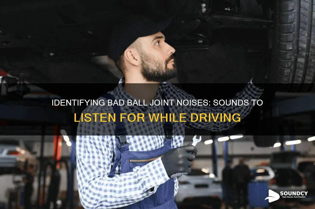 how does a bad ball joint sound when driving