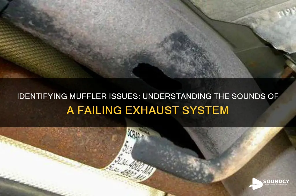 how does a bad muffler sound