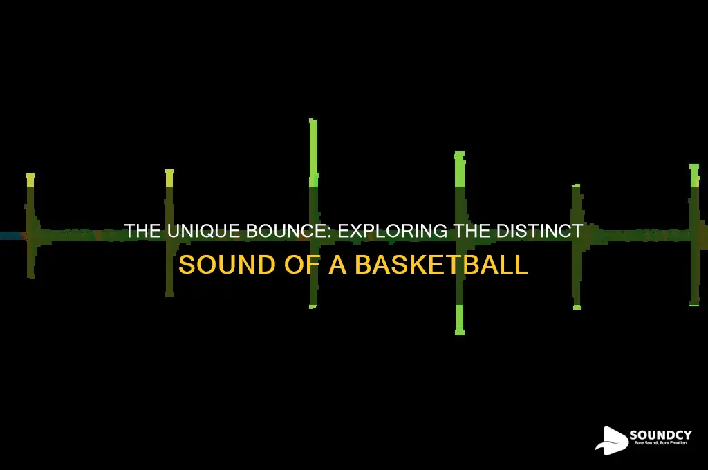 how does a basketabll ball sound