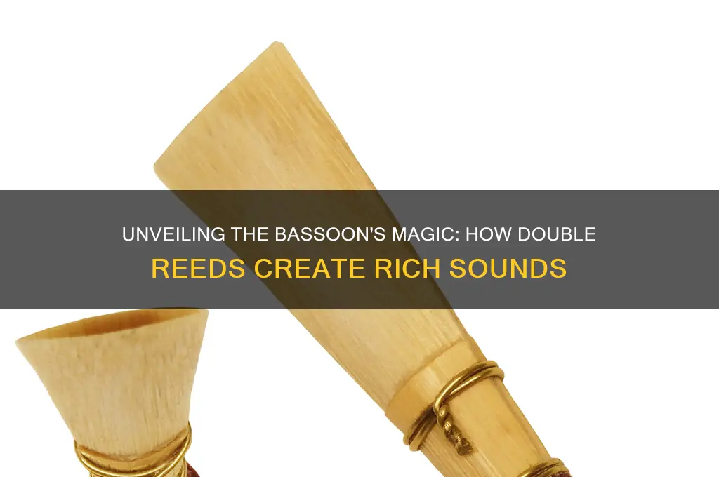 how does a bassoon produce sound