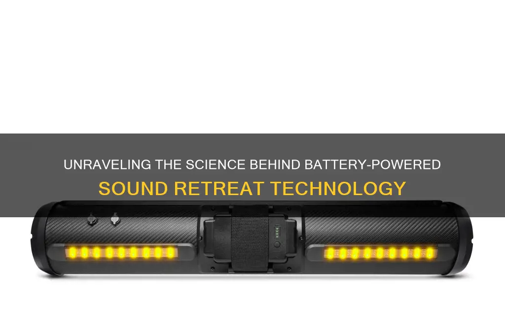 how does a battery sound retreat