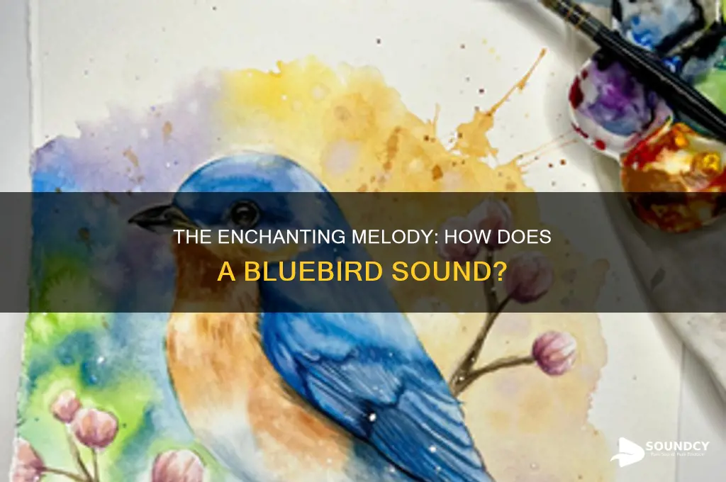 how does a bluebird sound
