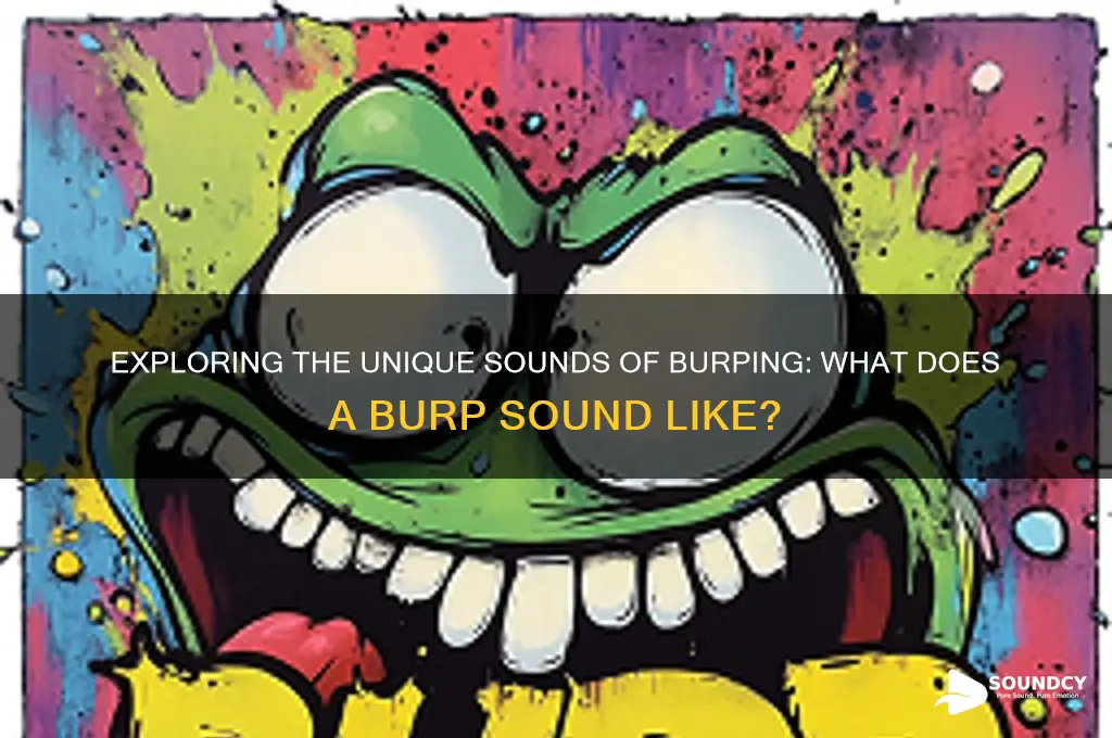 how does a burp sound