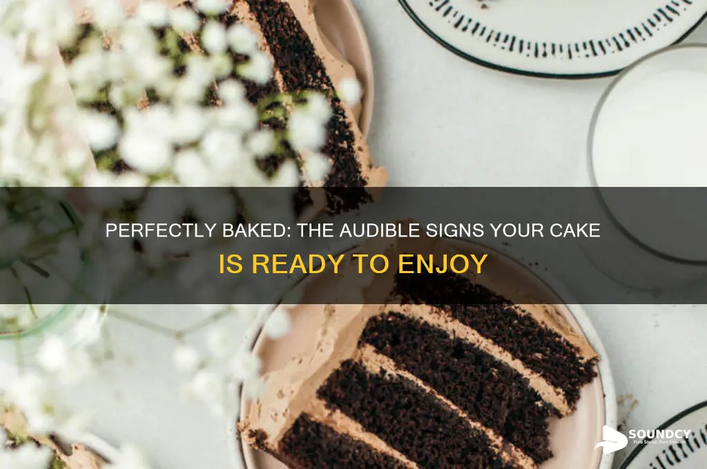 how does a cake sound when it