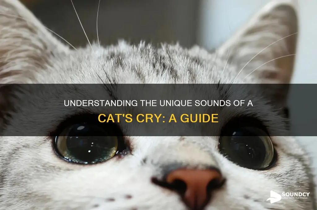 how does a cat cry sound