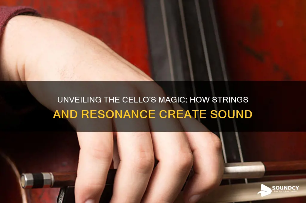 how does a cello produce sound
