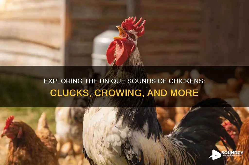 how does a chichen sound