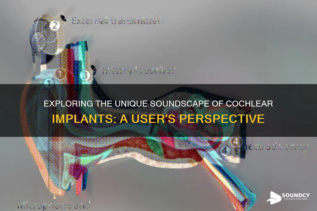 how does a cochlear implant sound