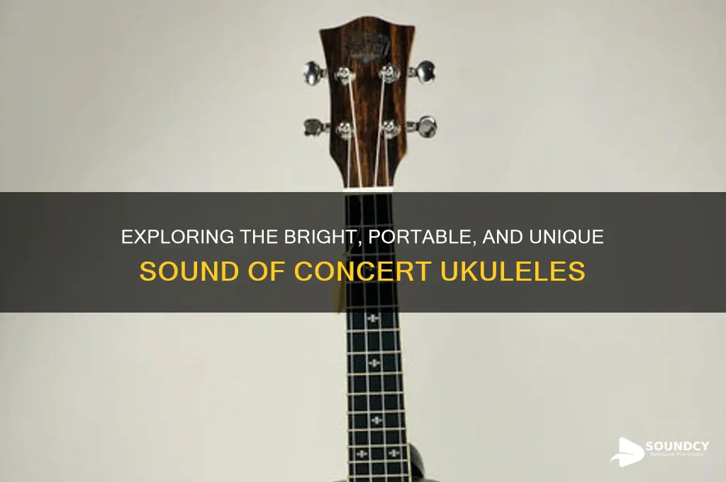 how does a concert ukulele sound
