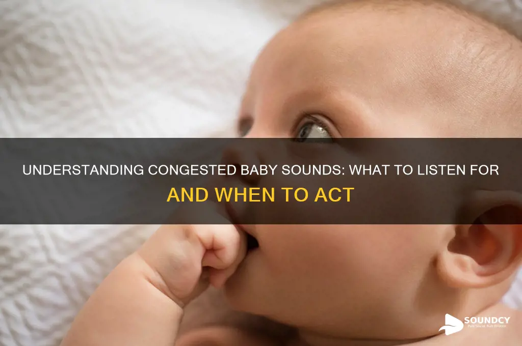 how does a congested baby sound