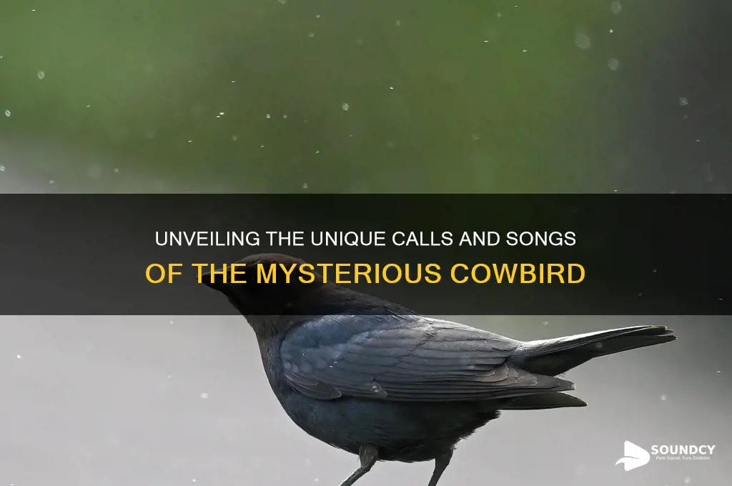 how does a cowbird sound