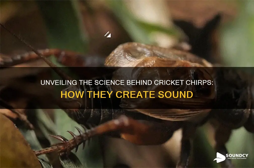 how does a cricket produce sound