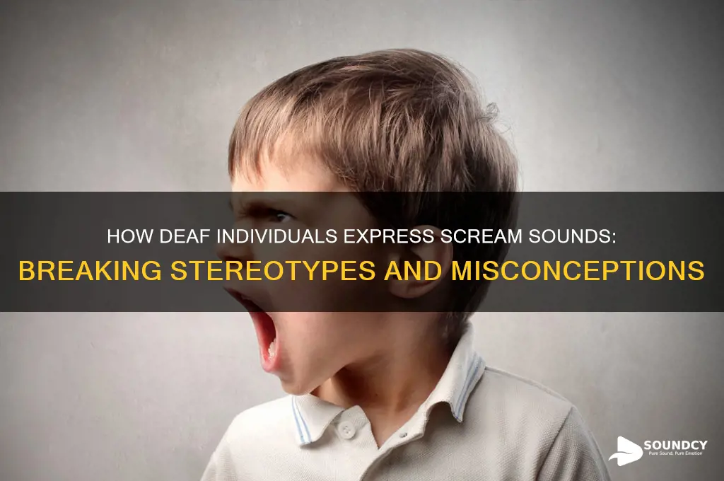 how does a deaf person sound when they scream