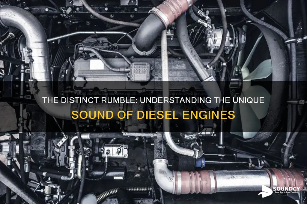 how does a diesel engine sound