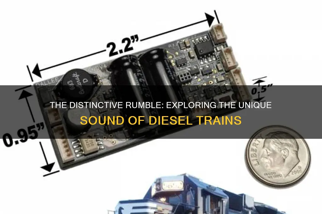 how does a diesel train sound