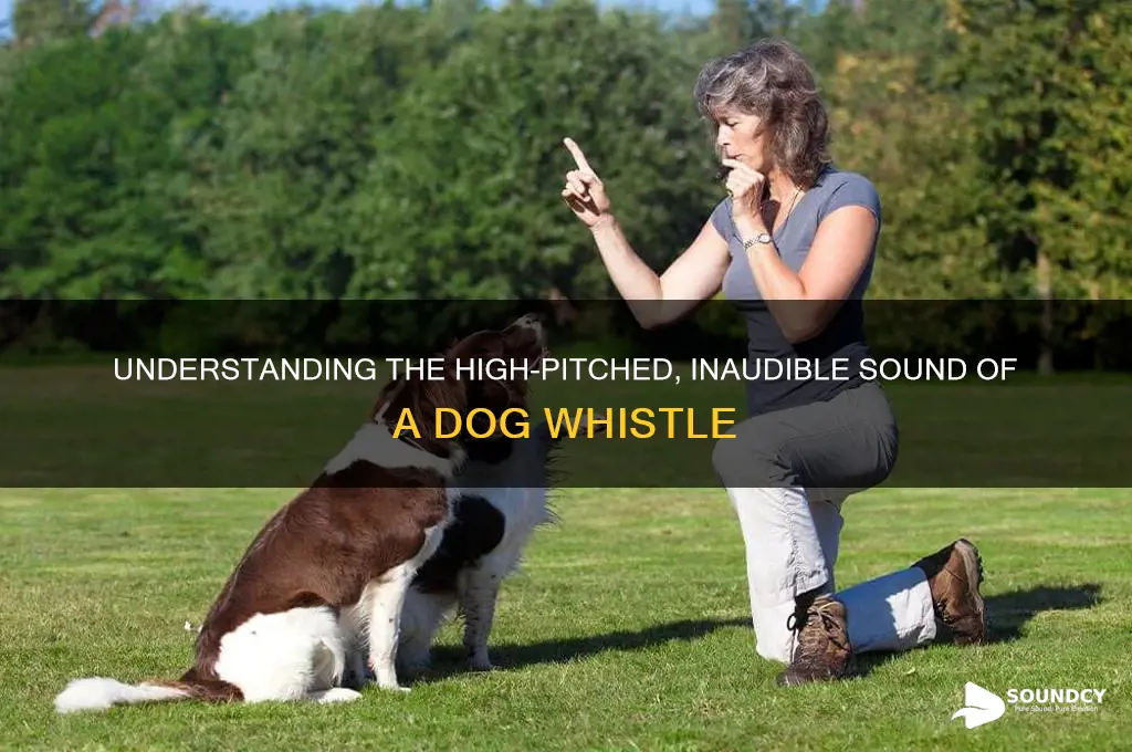 how does a dog whistle sound