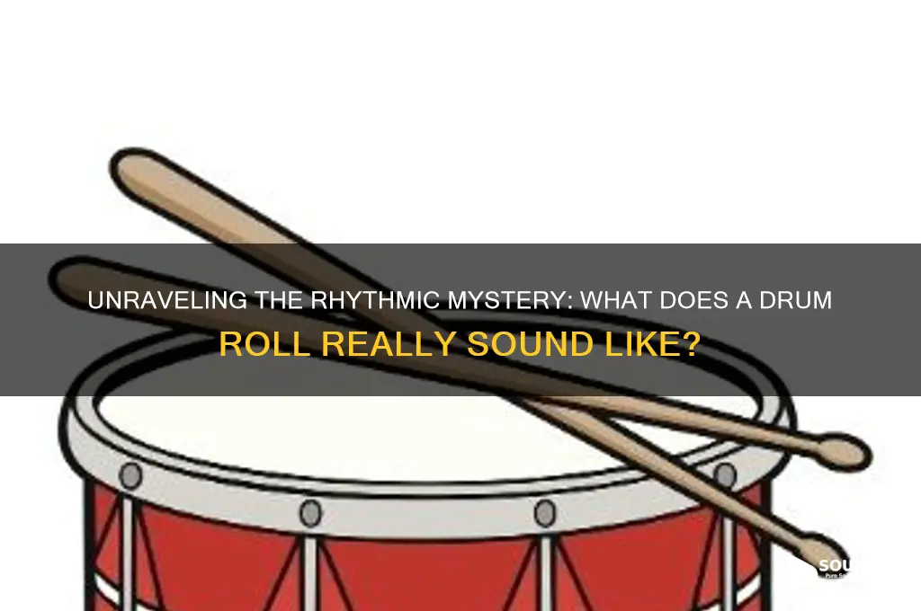 how does a drum roll sound