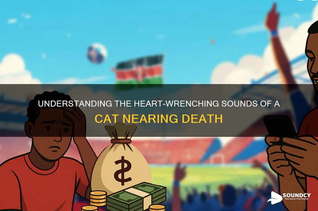 how does a dying cat sound