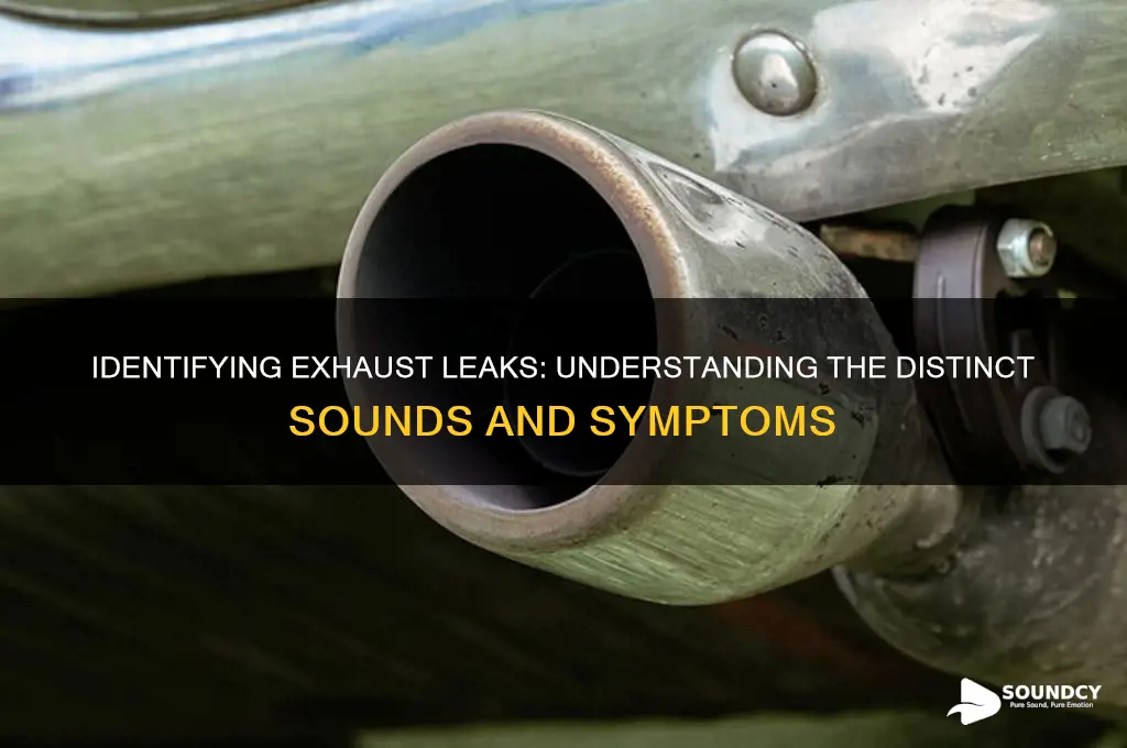 how does a exhaust leak sound