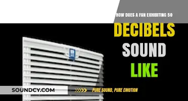 Understanding the Moderate Hum of a 50-Decibel Fan's Sound
