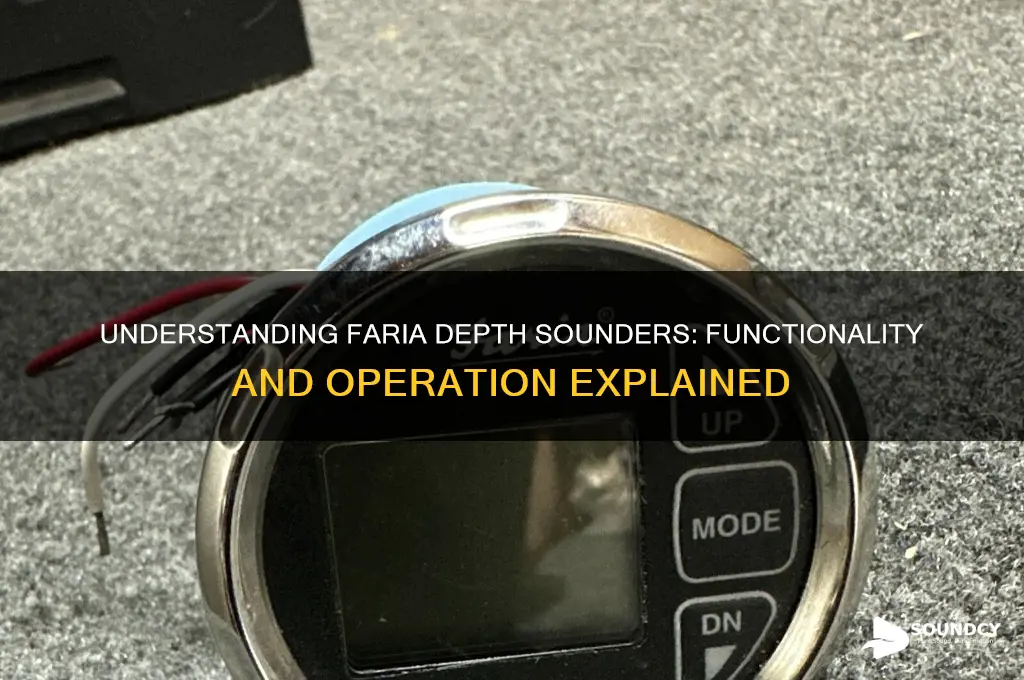 how does a faria depth sounder