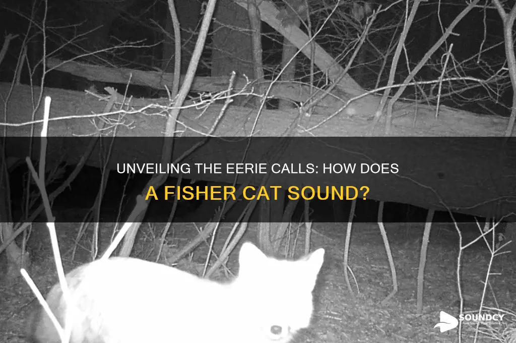 how does a fisher cat sound