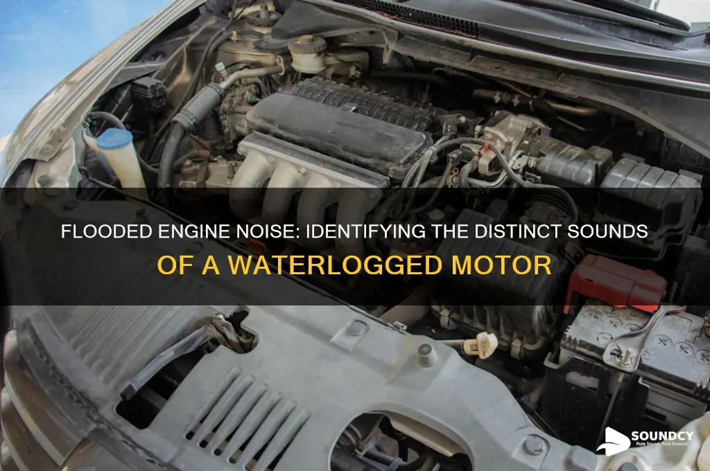 how does a flooded engine sound