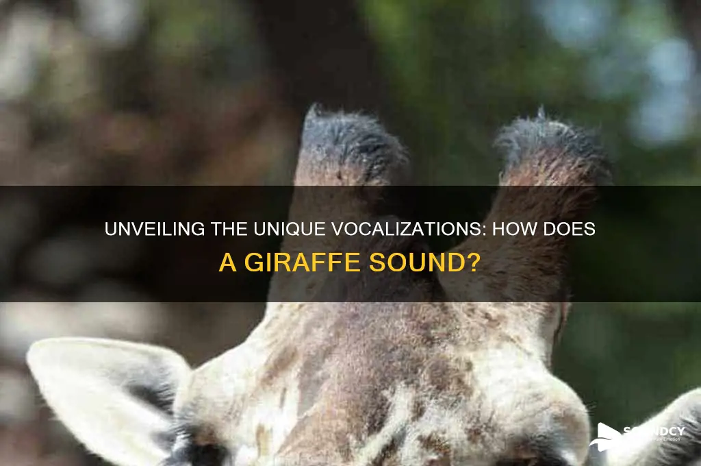how does a geraff sound