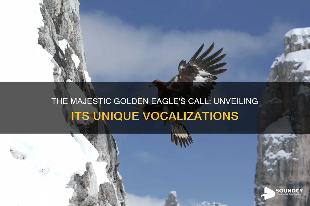 how does a golden eagle sound